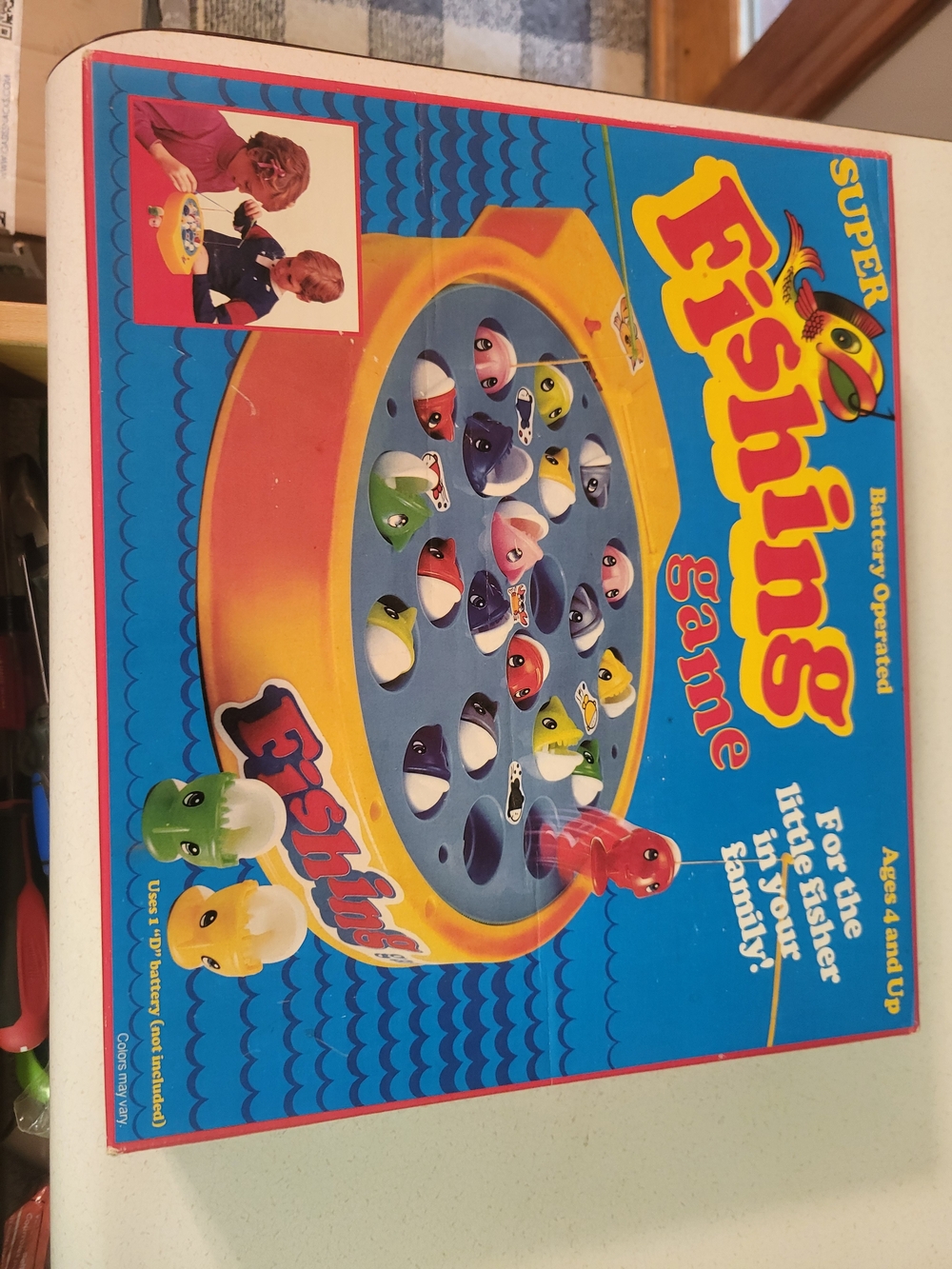 Vintage 1979 Battery Operated Super Fishing Game